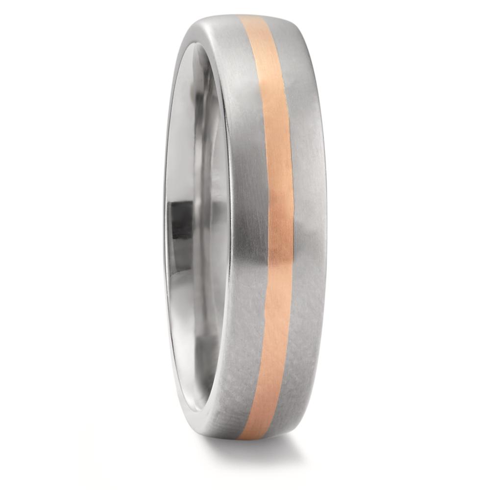 Bague Titane, Or rouge 18K-598532
