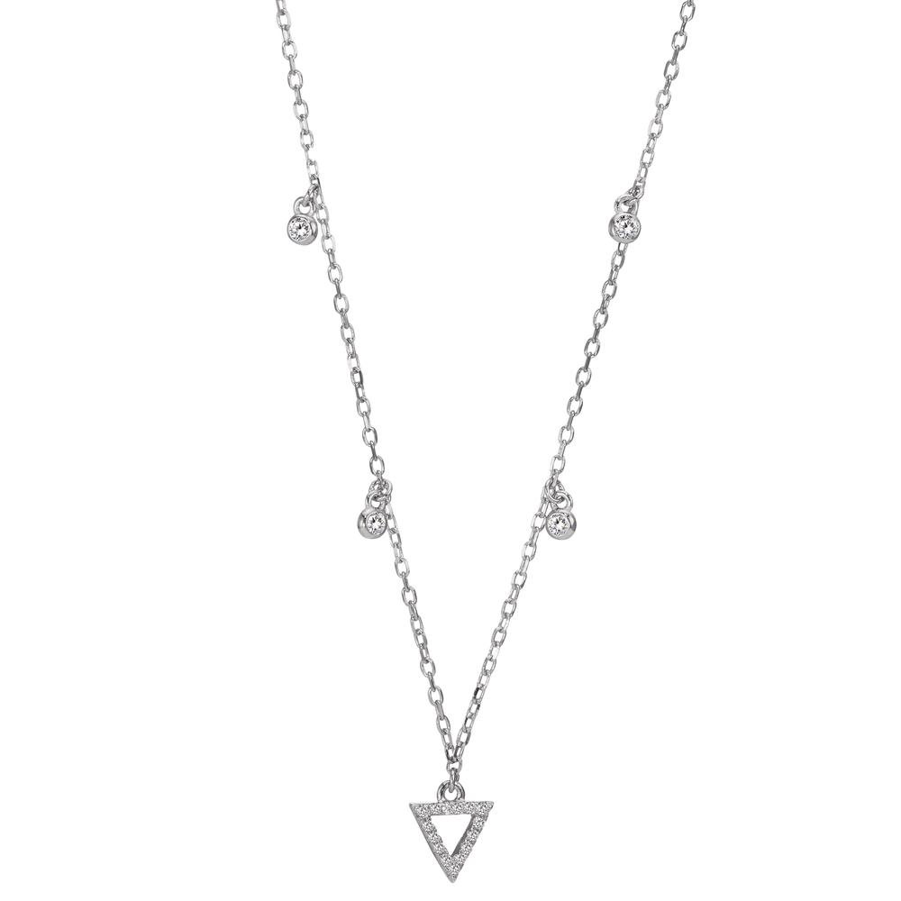 Collier Argent Zircone Rhodié 42-45 cm-598621