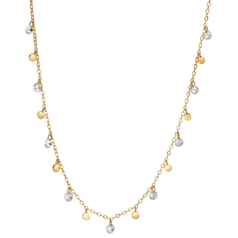 Collier Bronze Zircone 9 Pierres 40-45 cm-598983