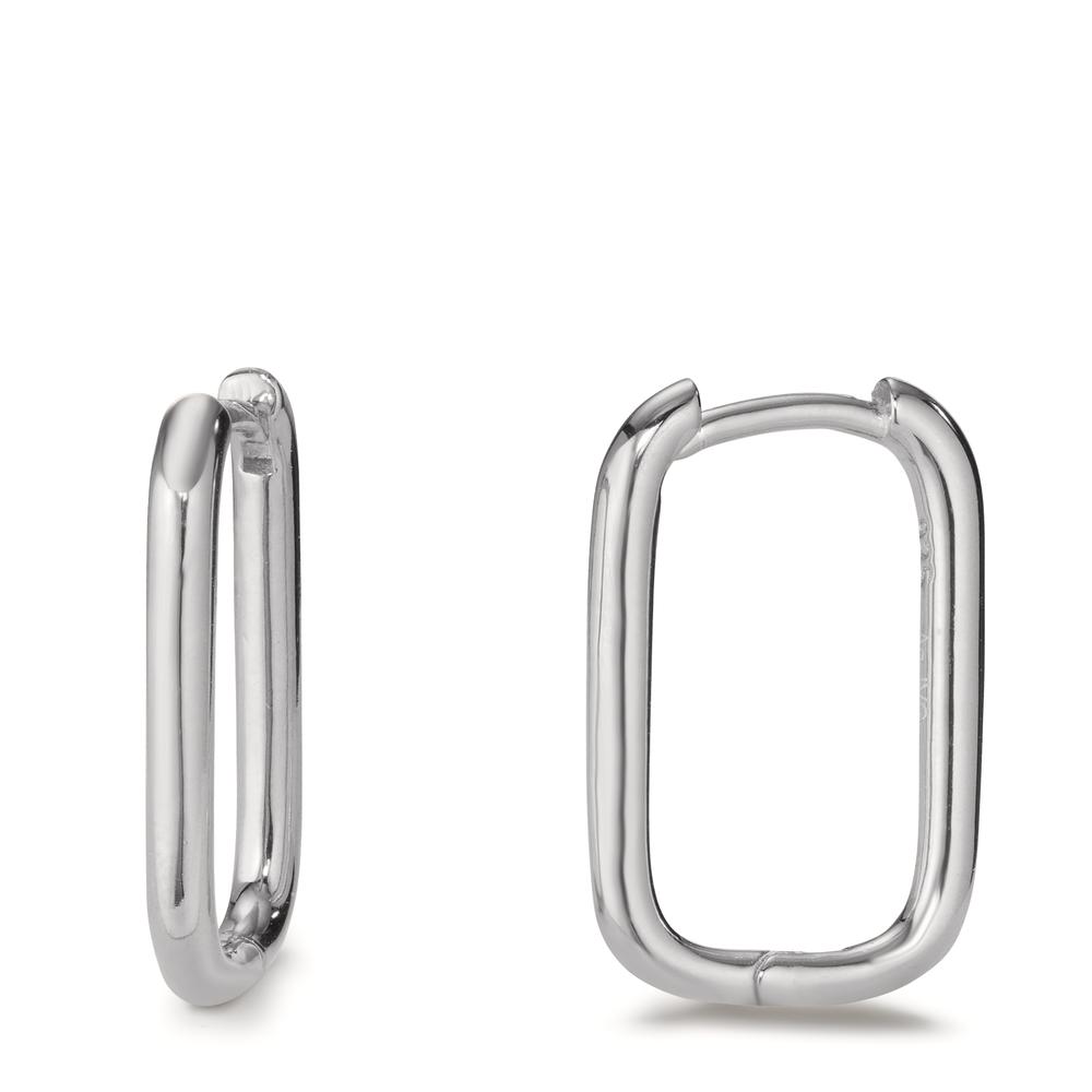 Créoles à charnières Argent Rhodié-599174