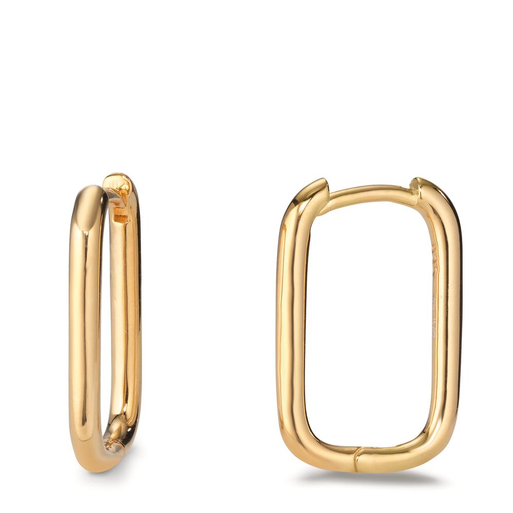 Créoles à charnières Argent jaune Plaqué or-599175