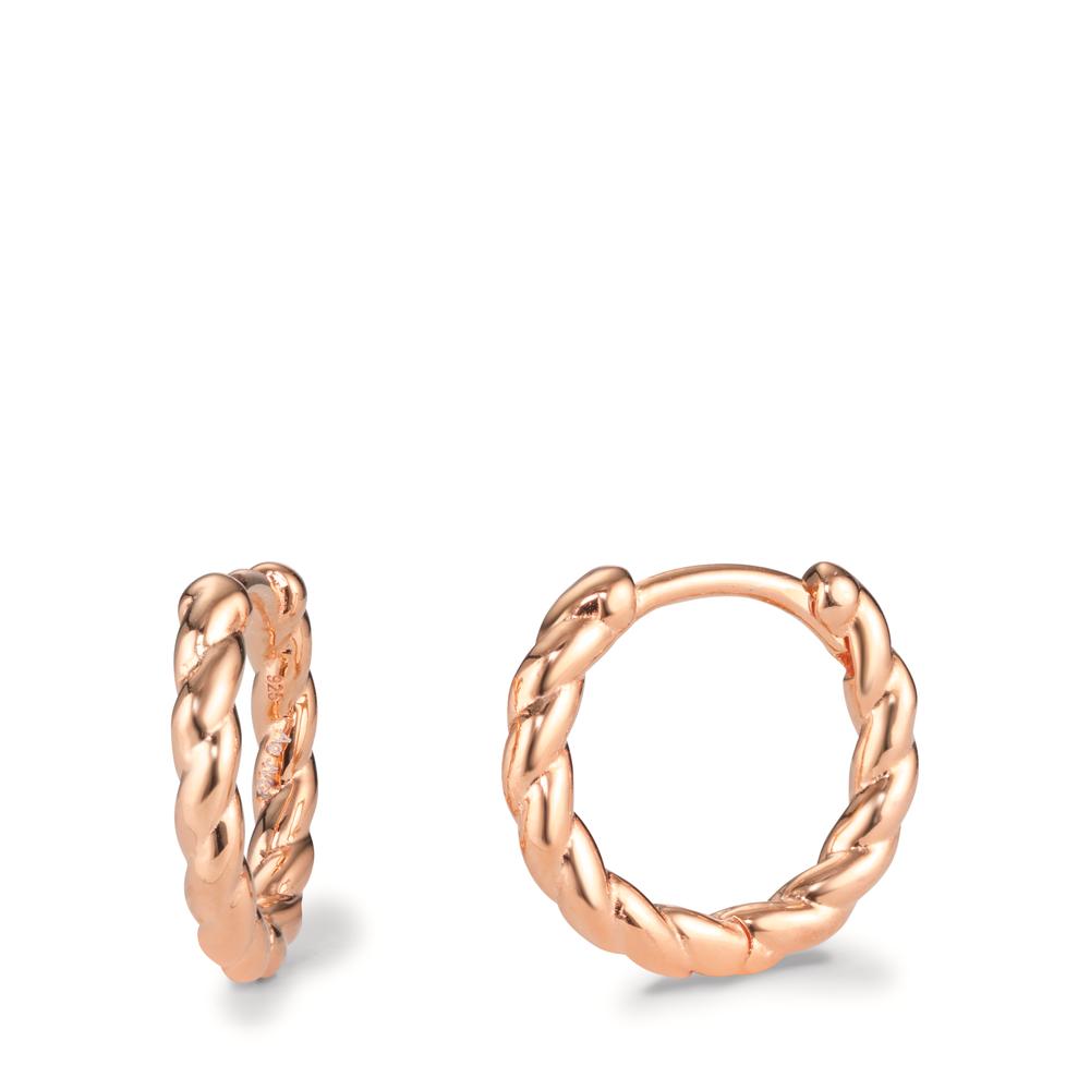 Créoles à charnières Argent rosé Plaqué or-599230
