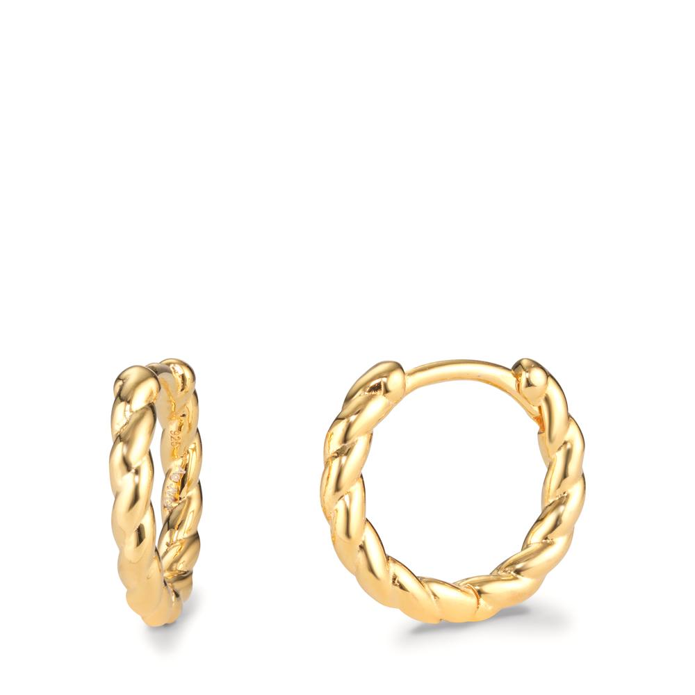 Créoles à charnières Argent jaune Plaqué or-599231