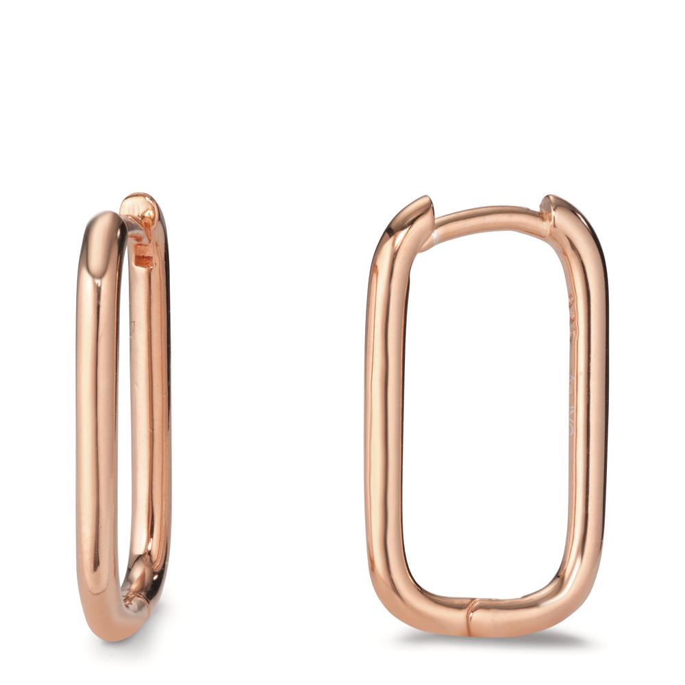 Créoles à charnières Argent rosé Plaqué or-599232