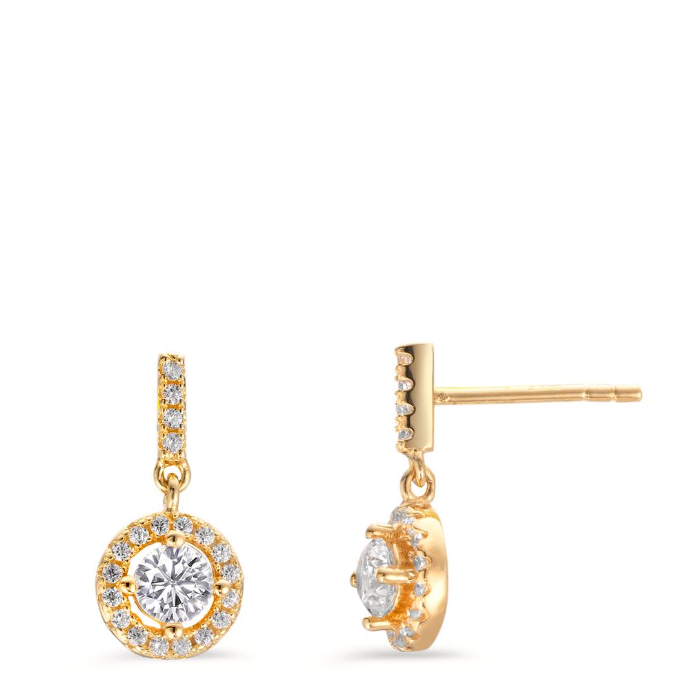 Pendant d'oreilles Argent jaune Plaqué or Ø7.5 mm-599374