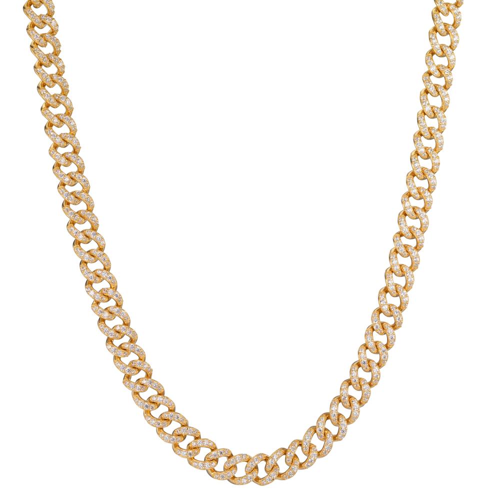 Collier Argent Zircone Plaqué or 37-45 cm-599393
