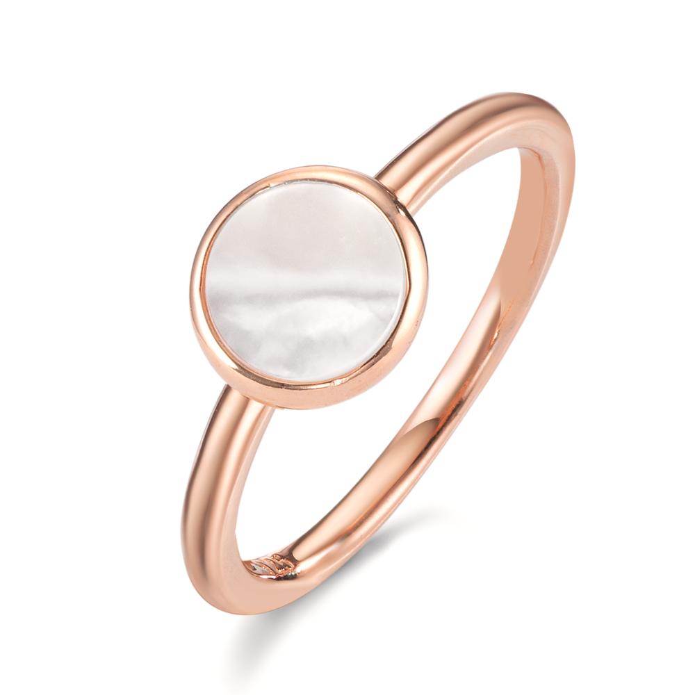 Bague Argent Plaqué or nacre blanc Ø7.5 mm-599399