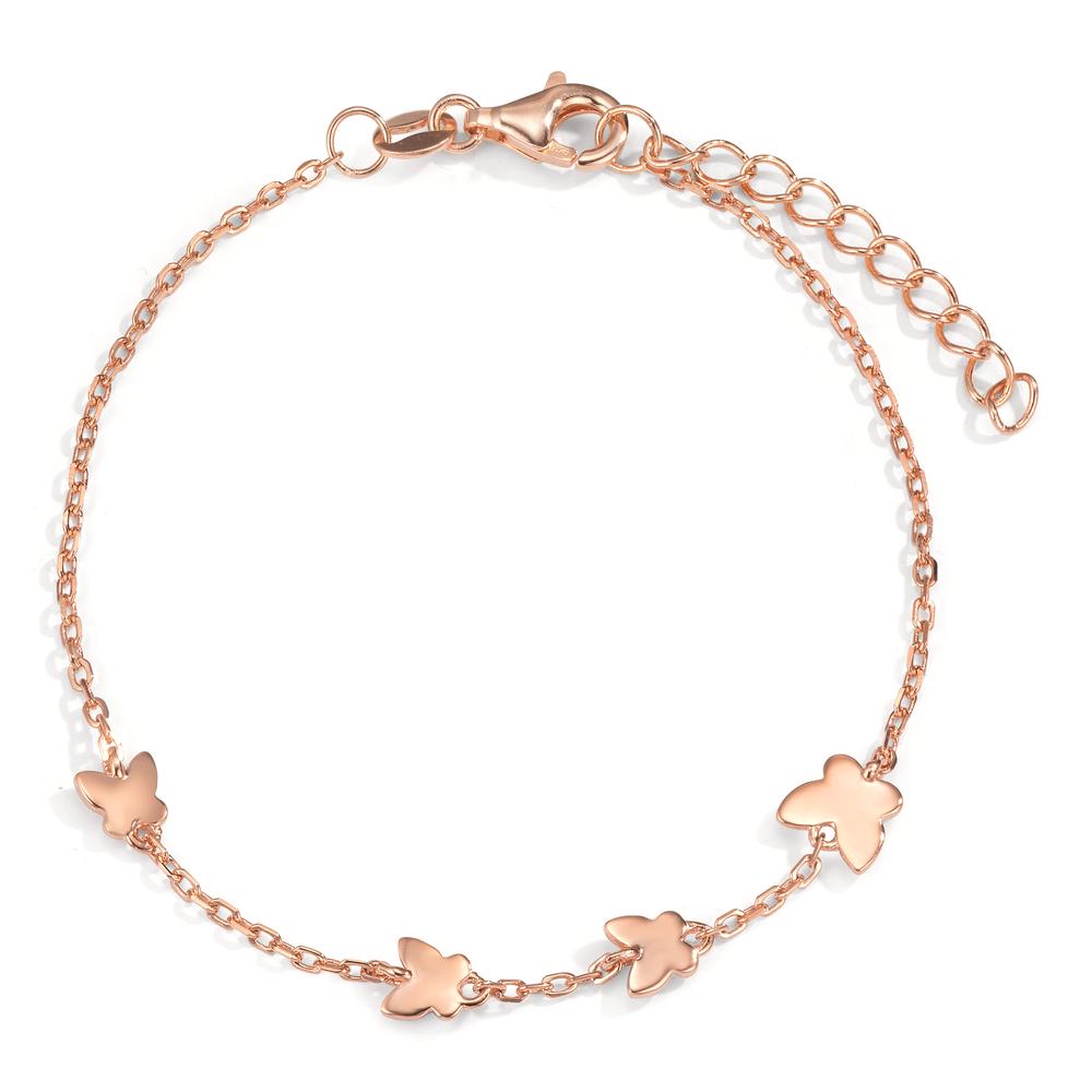 Bracelet Argent rosé Plaqué or Papillon 16-19 cm-599645