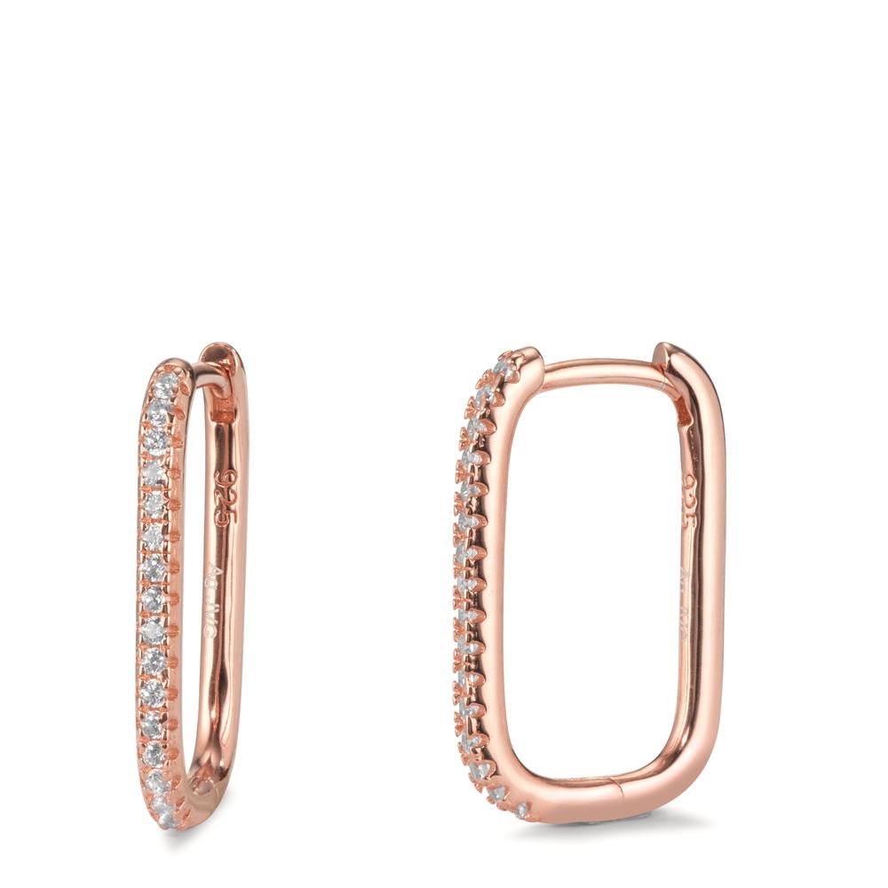 Créoles à charnières Argent rosé Plaqué or-599690