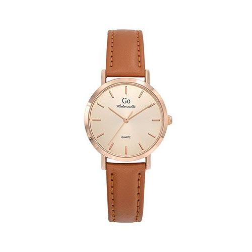 Uhr Edelstahl, Metall rosé IP beschichtet Ø30 mm-599755