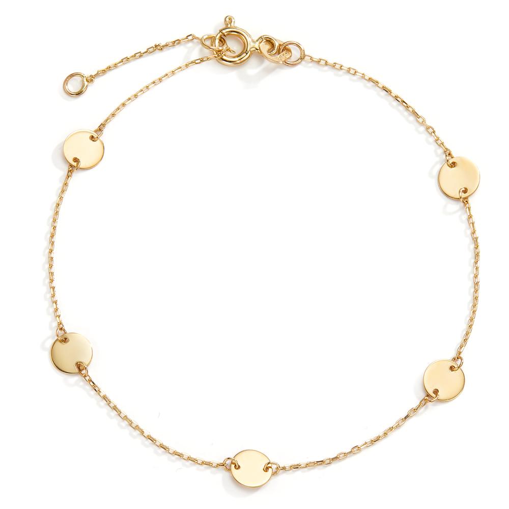Bracelet Or jaune 14K 17-19 cm Ø5 mm-599834