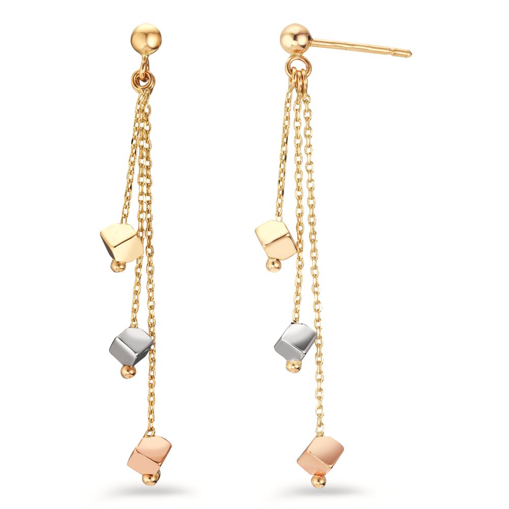 Pendant d'oreilles Or jaune 14K, Or blanc 14K, Or rouge 14K-599861