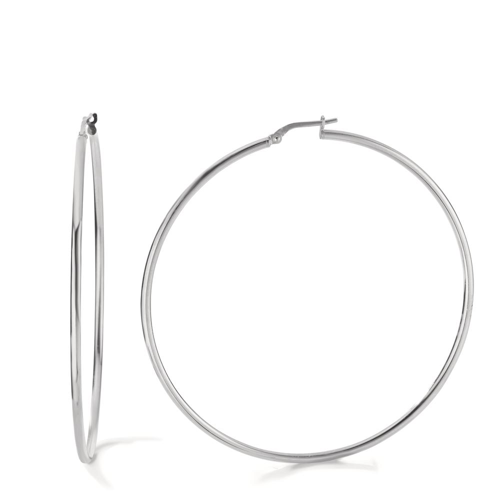 Créoles Argent Rhodié-599949