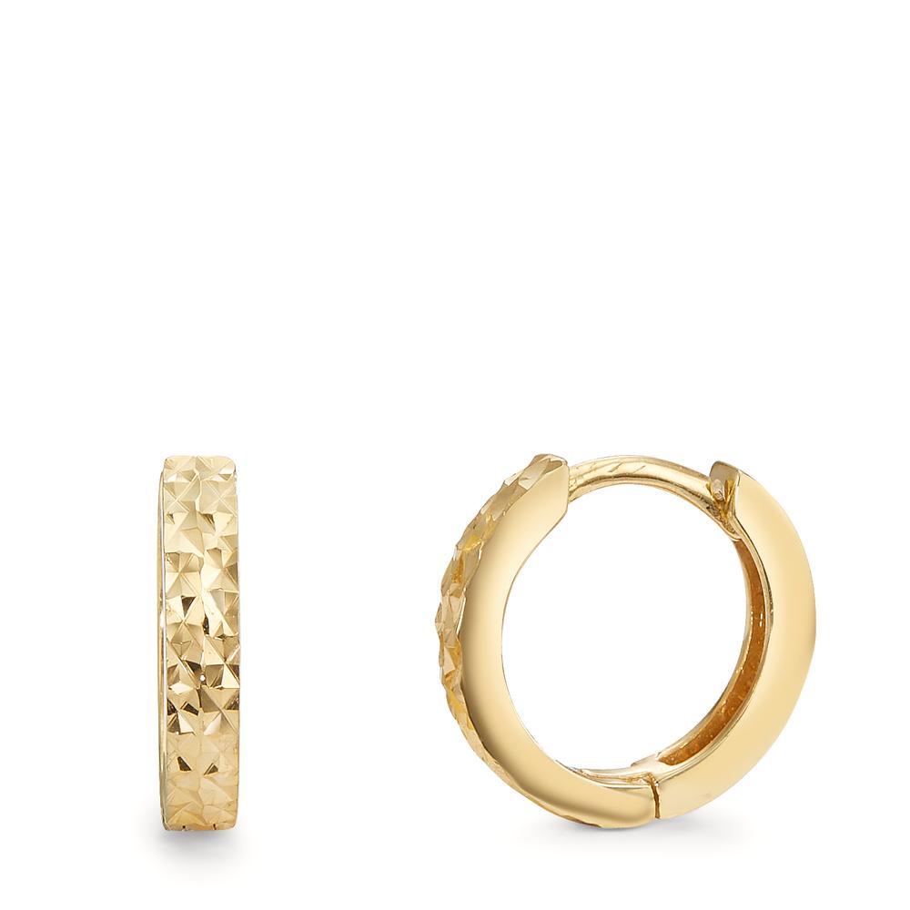 Créoles à charnières Argent jaune Plaqué or-599968