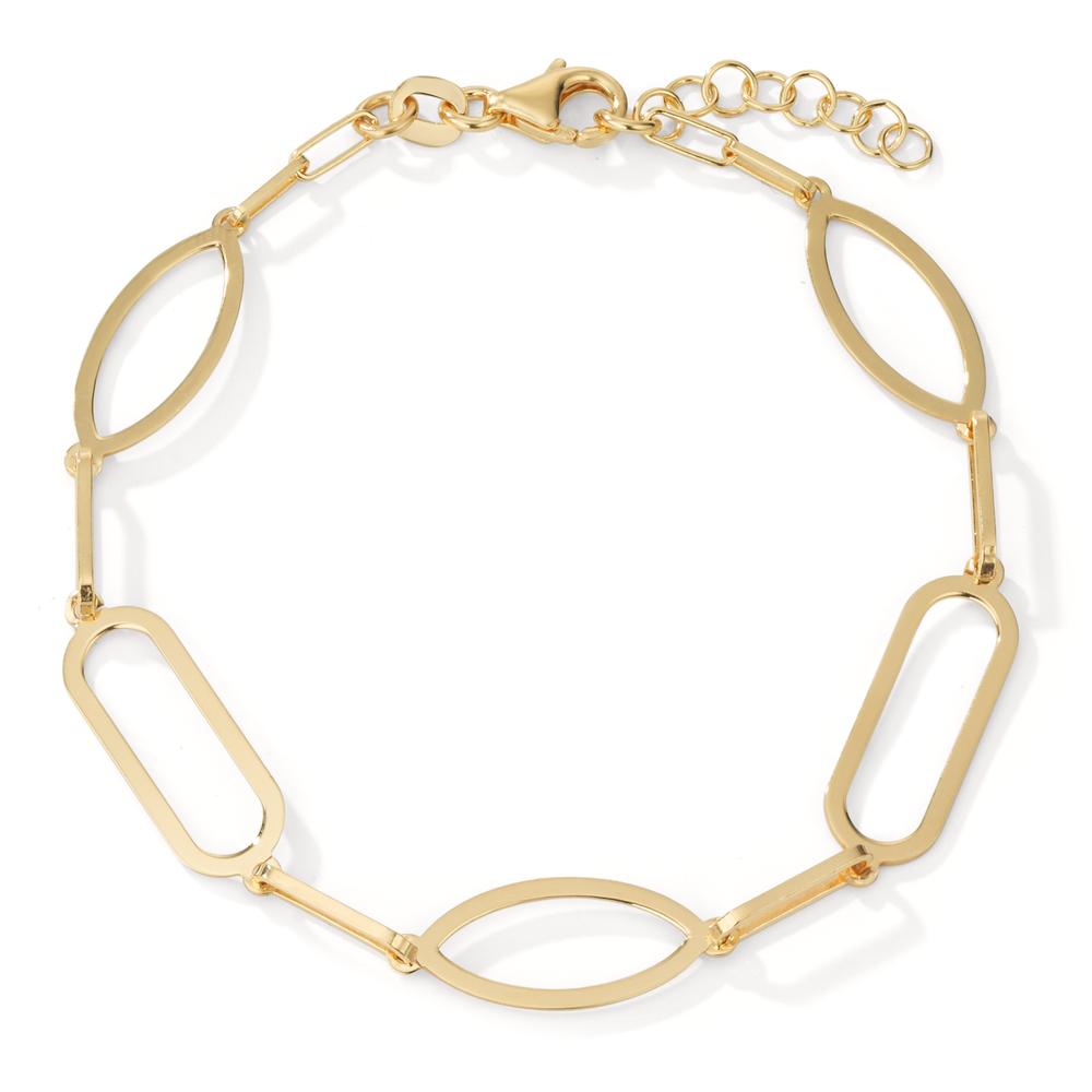 Bracelet Argent jaune Plaqué or 17-19 cm-600021