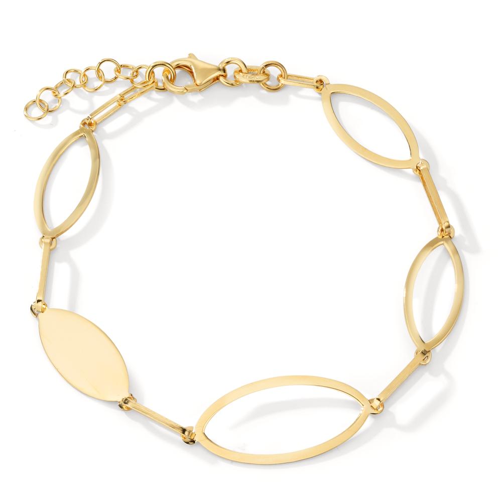 Bracelet Argent jaune Plaqué or 17-19 cm-600023