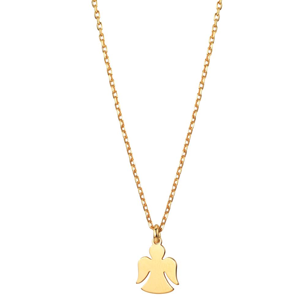 Collier Argent jaune Plaqué or Ange 38-42 cm Ø7.5 mm-600230