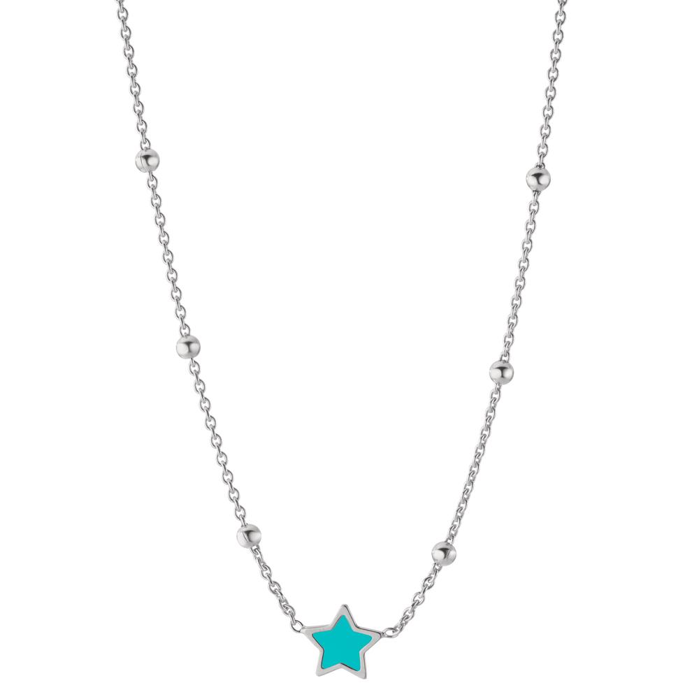 Collier Argent Rhodié Étoile 38-43 cm-600288