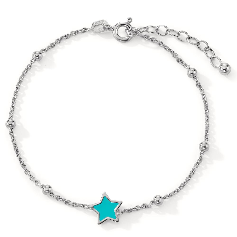 Bracelet Argent Rhodié Étoile 16-18 cm-600298