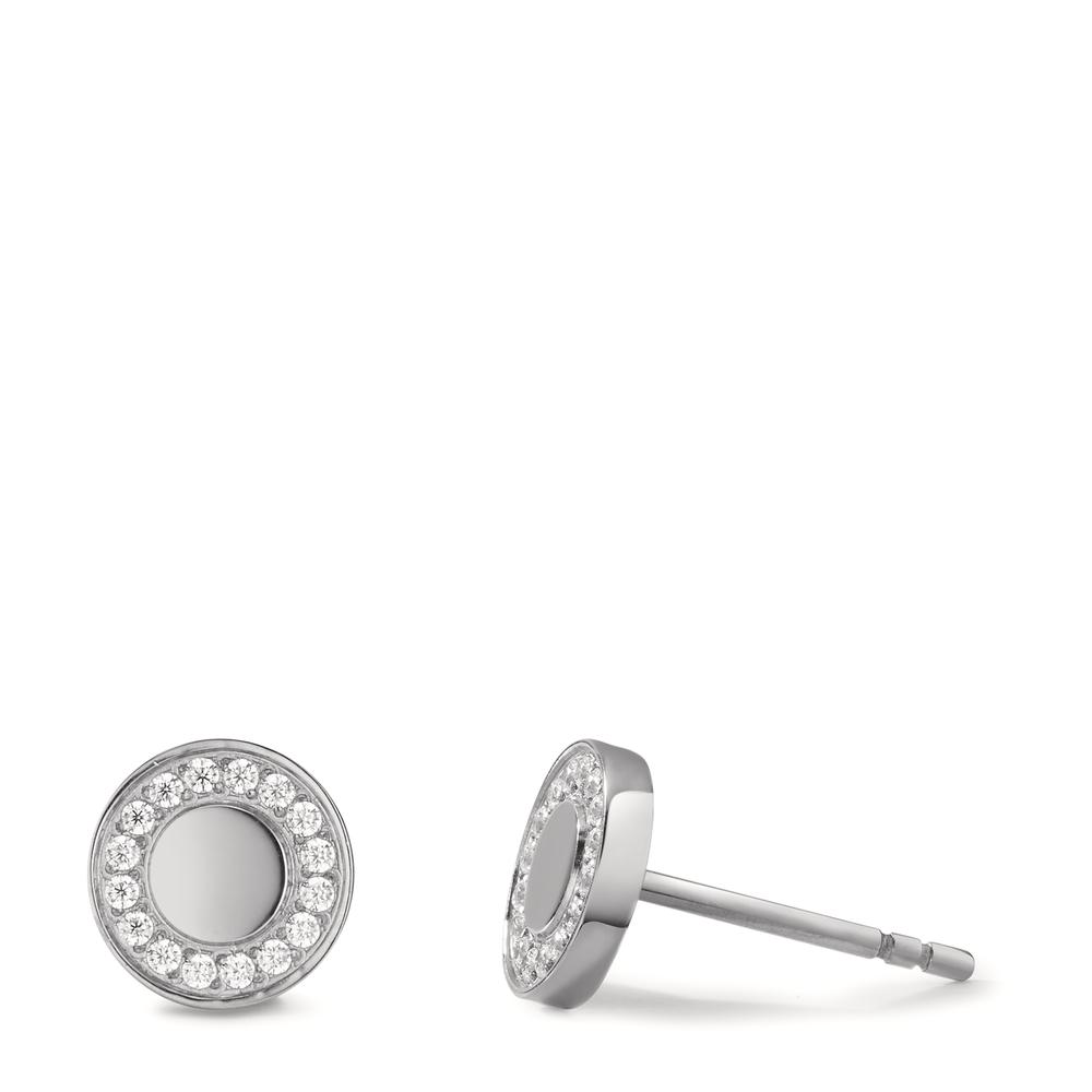 Clous d'oreilles Acier inoxydable Zircone 30 Pierres Ø8 mm-600452