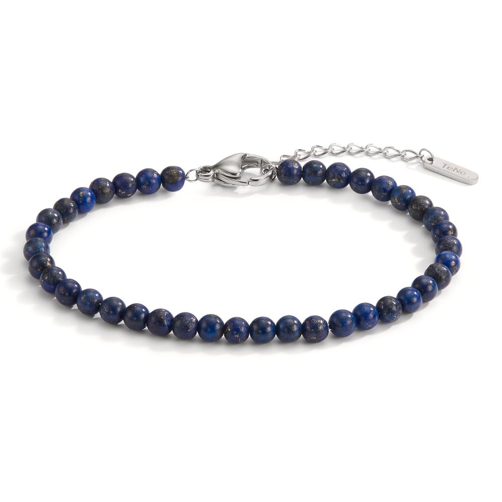 Bracelet Acier inoxydable Lapis-lazuli 17.5-19.5 cm Ø4 mm-600469