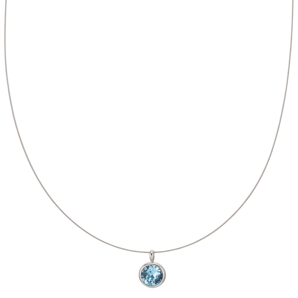 Collier Bronze Zircone aqua 45 cm Ø8 mm-600618