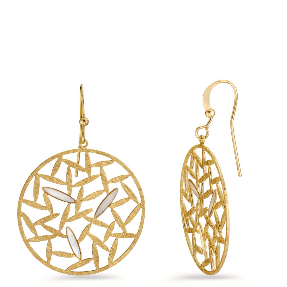 Pendant d'oreilles Bronze nacre Ø30 mm-600624