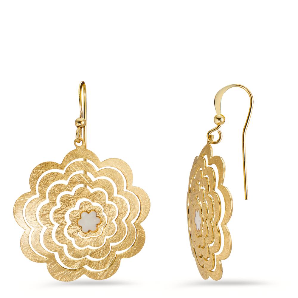 Pendant d'oreilles Bronze nacre Ø30 mm-600626
