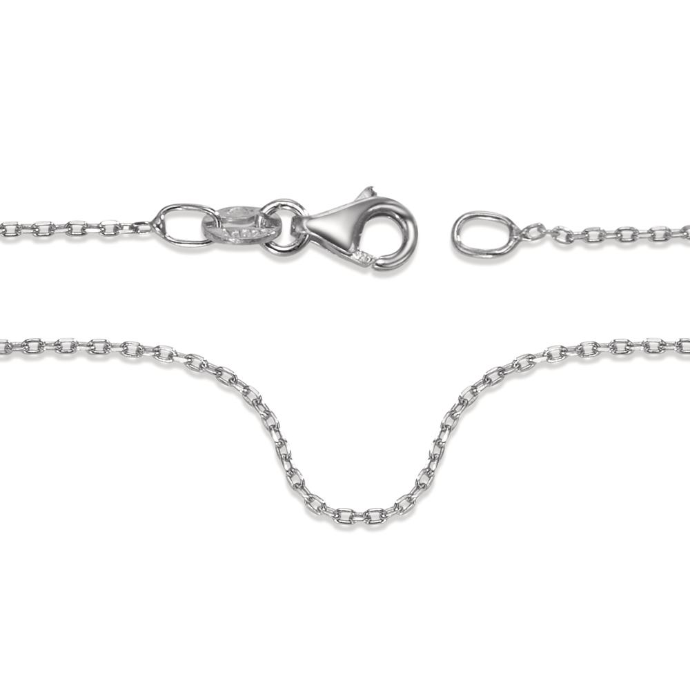 Chaînette Argent Rhodié 36-38 cm-600629