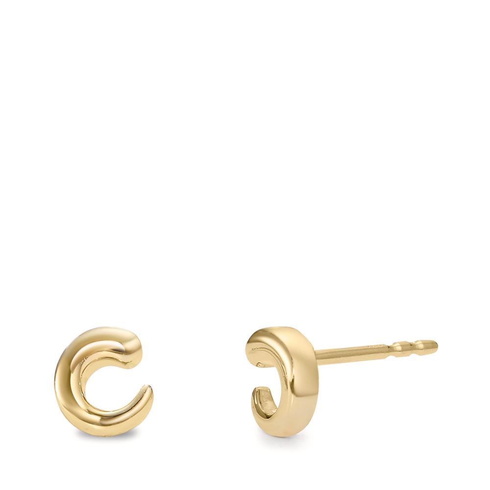 Clous d'oreilles Or jaune 18K Ø6 mm-600735