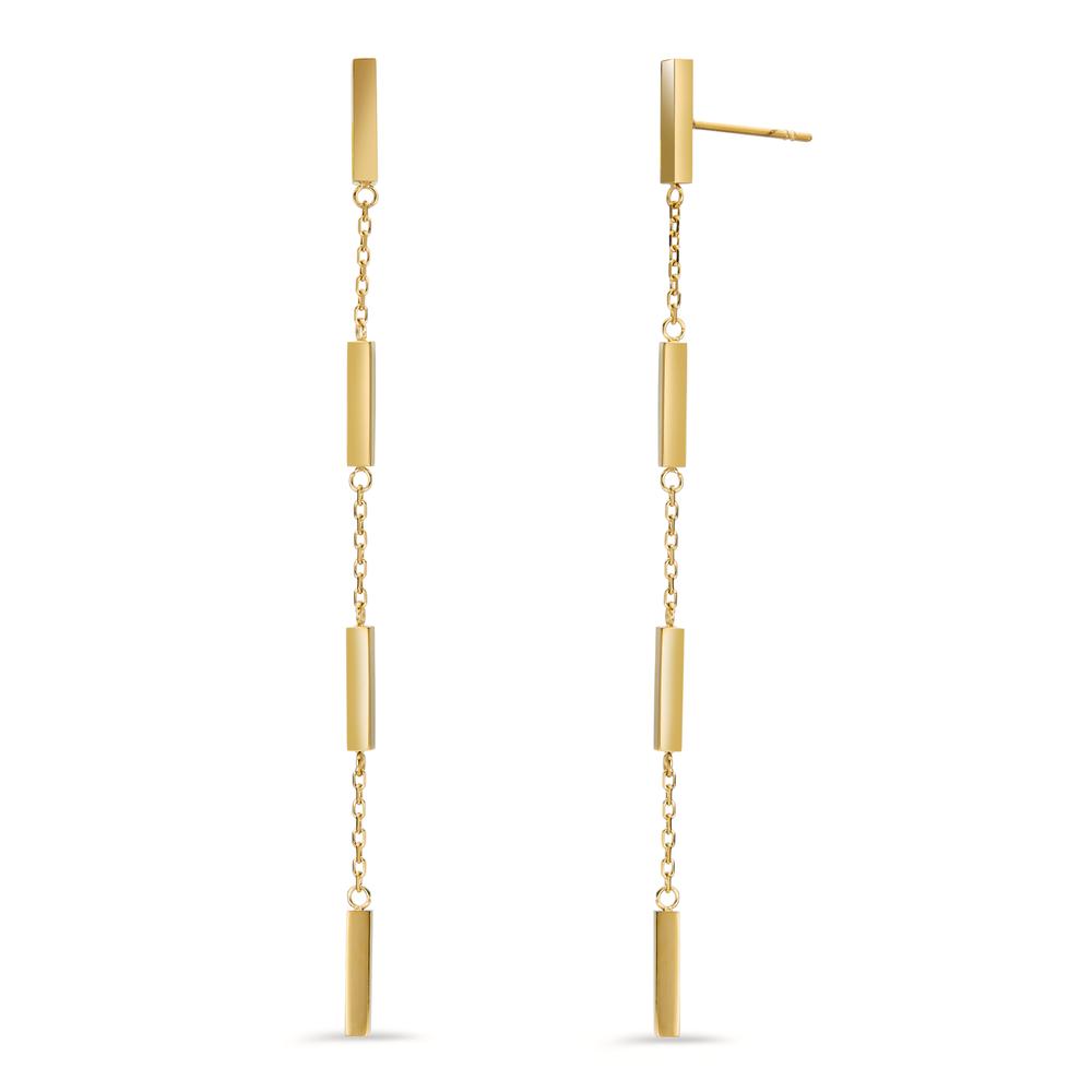 Pendant d'oreilles Acier inoxydable jaune PVD-600903