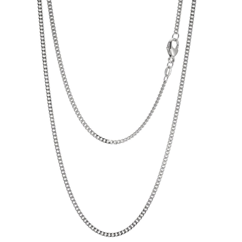 Chaînette forçat Or blanc 18K 60 cm-600969