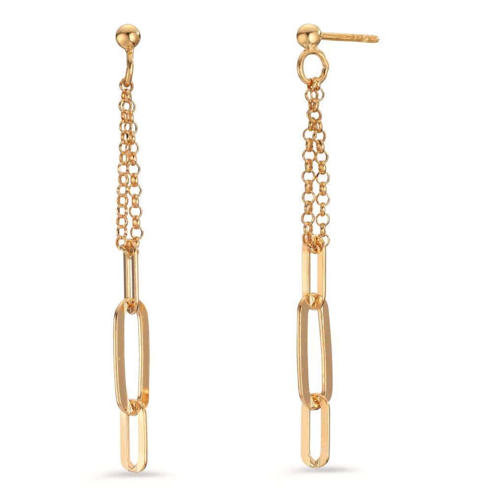 Pendant d'oreilles Argent jaune Plaqué or-601015