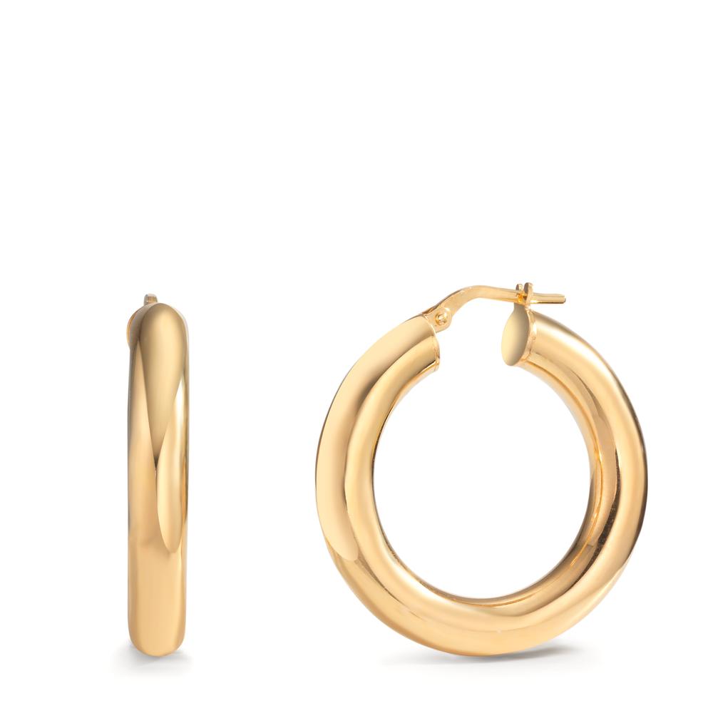 Créoles Argent jaune Plaqué or-601035