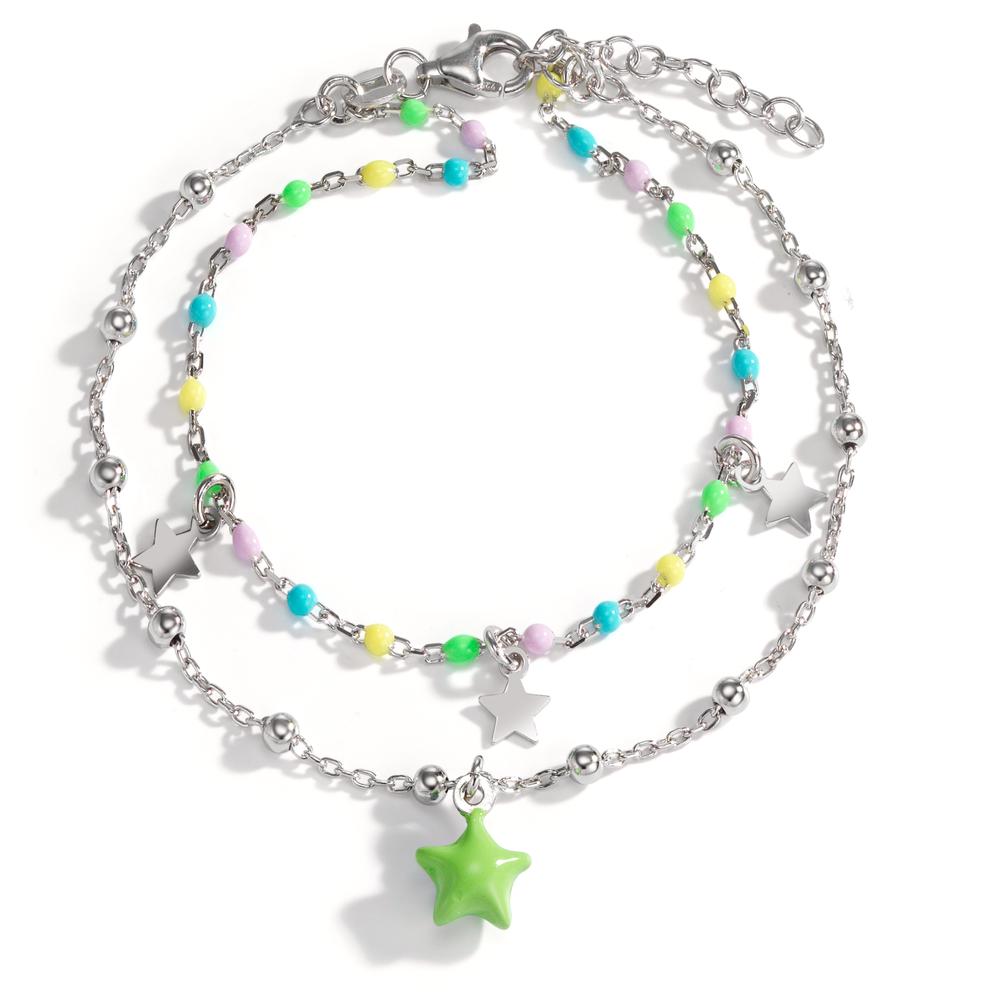 Bracelet Argent Rhodié Étoile 17-20 cm-601042