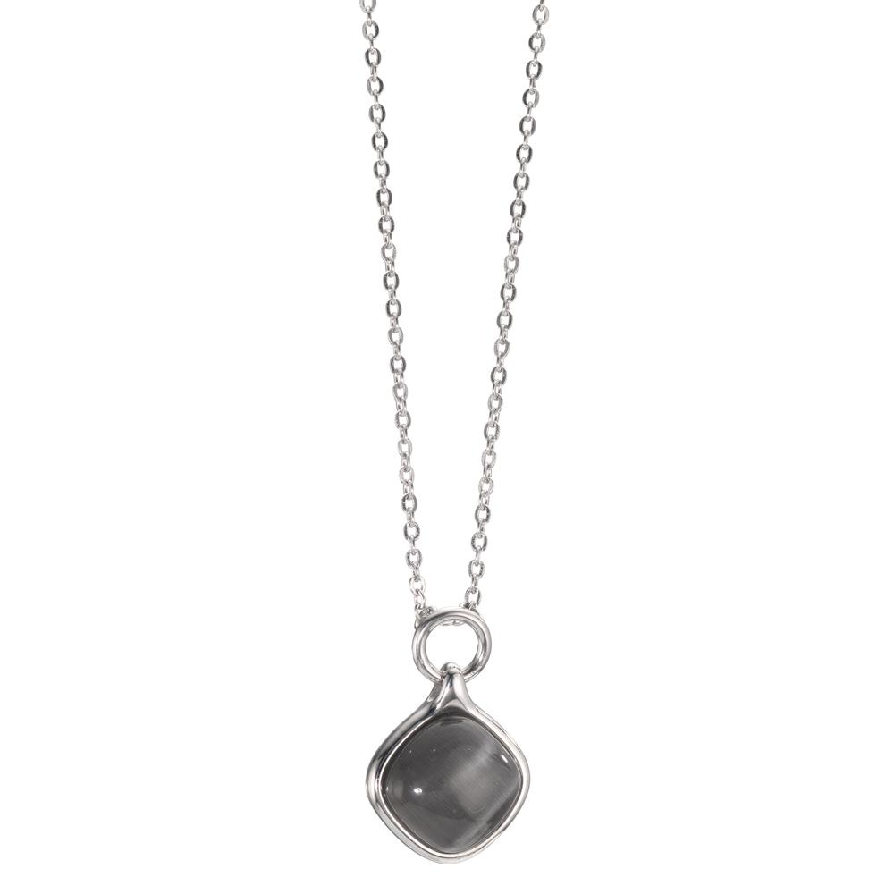 Collier Acier inoxydable [synth. Stein] 42-47 cm Ø15 mm-601184