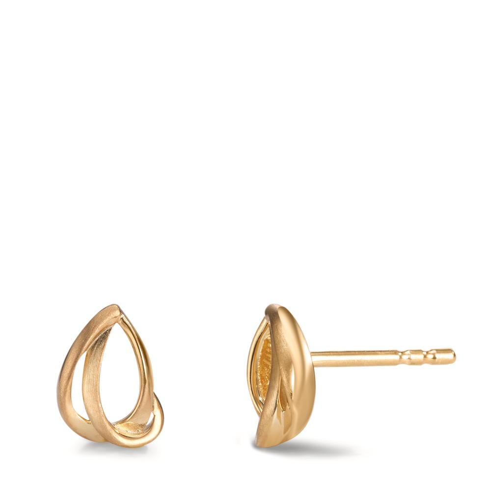 Clous d'oreilles Argent jaune Plaqué or-601224