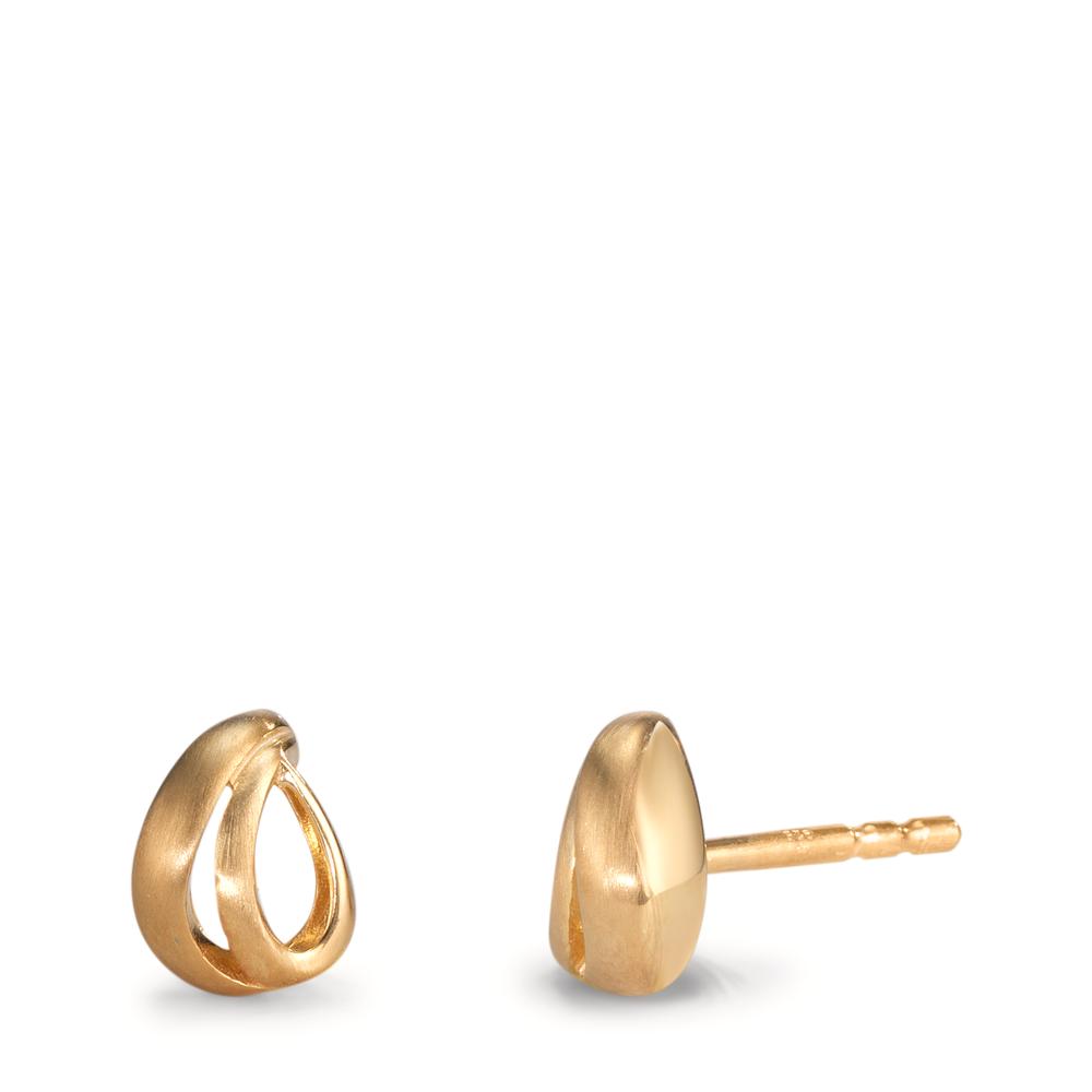 Clous d'oreilles Argent jaune Plaqué or-601226