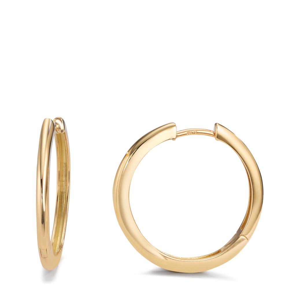 Créoles à charnières Or jaune 18K-601292
