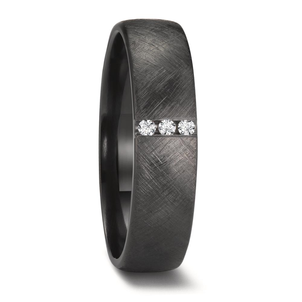 Alliance Zirconium Diamant 0.06 ct, 3 Pierres, w-si-601676