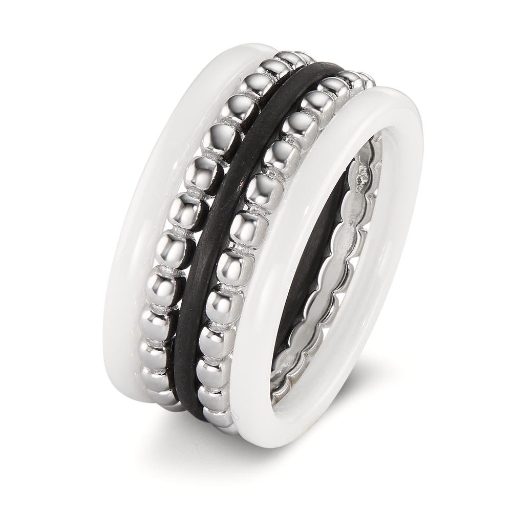 Bague Argent, Carbone, Céramique-601802