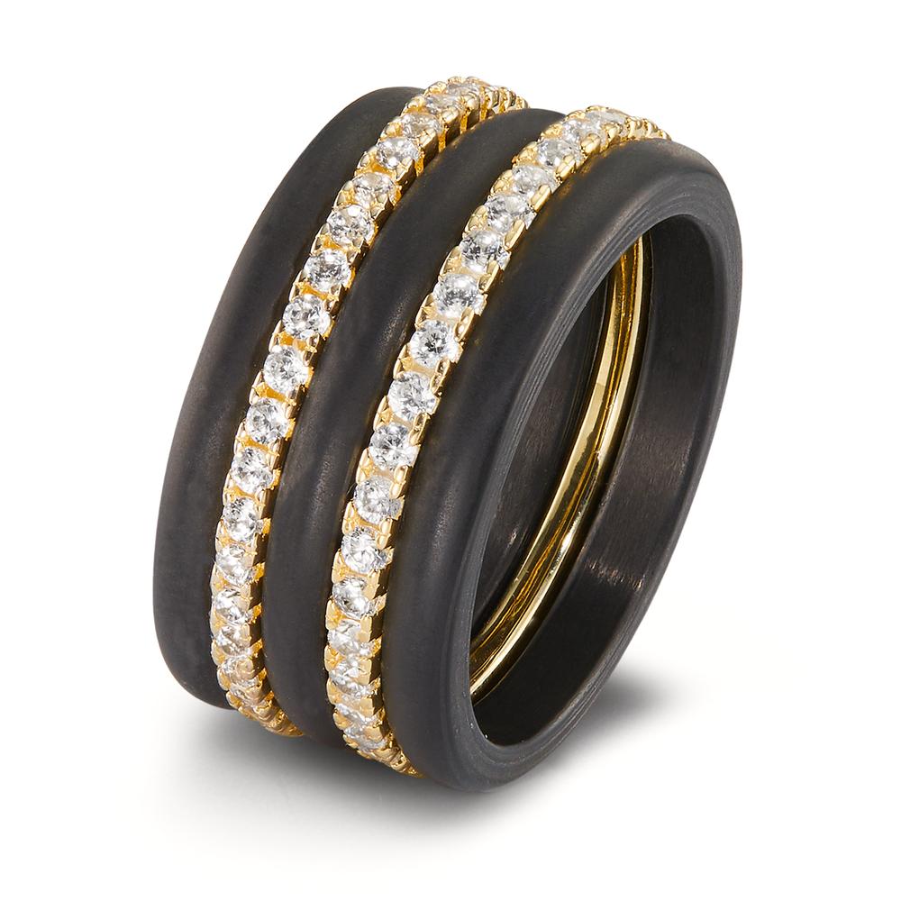 Bague Argent, Carbone Zircone-601842