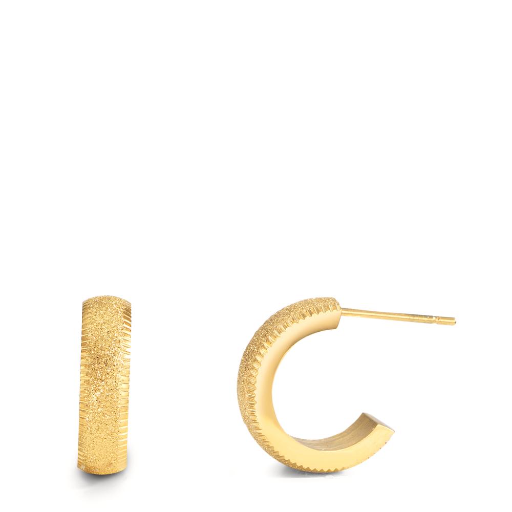 Créoles Acier inoxydable jaune PVD-601919