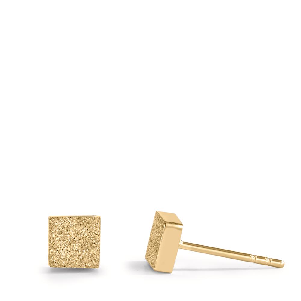 Clous d'oreilles Acier inoxydable jaune PVD Ø5 mm-601925
