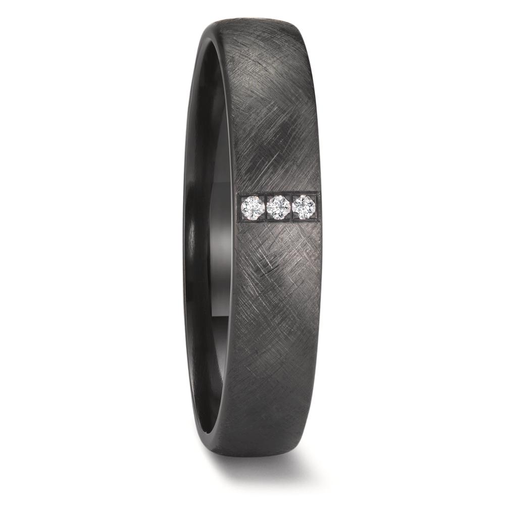 Alliance Zirconium Diamant 0.03 ct, 3 Pierres, w-si-601972