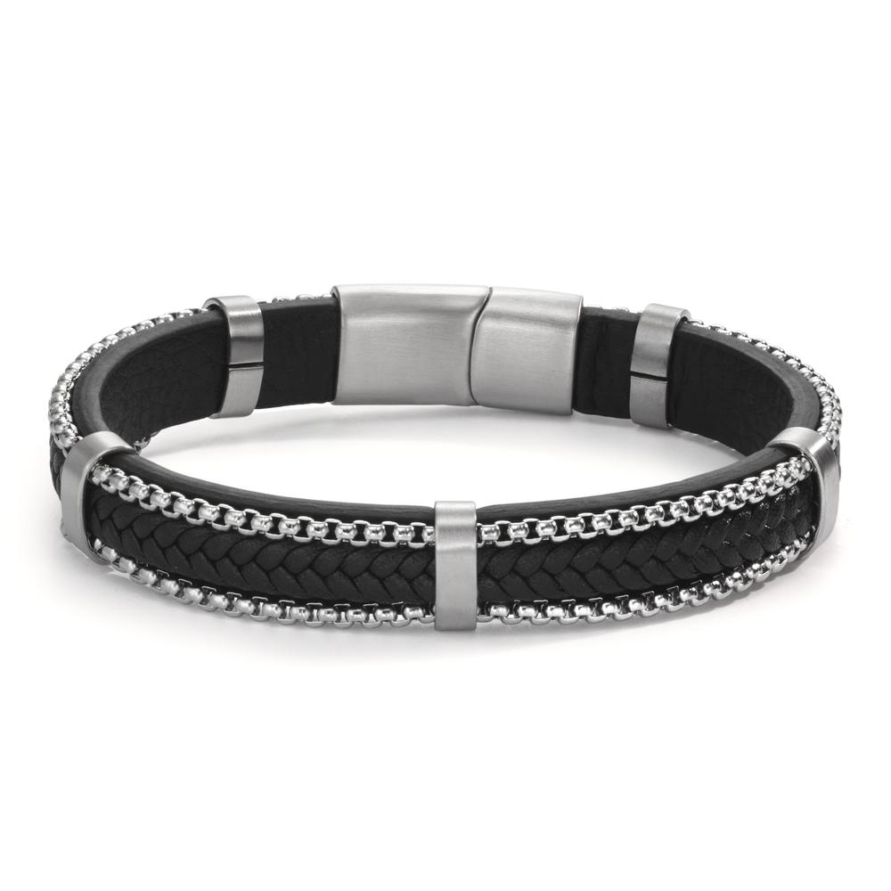 Bracelet Acier inoxydable, Cuir 23 cm-602039