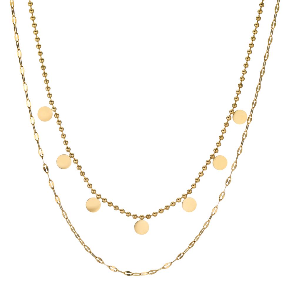 Collier Acier inoxydable jaune PVD 42-45 cm-602228