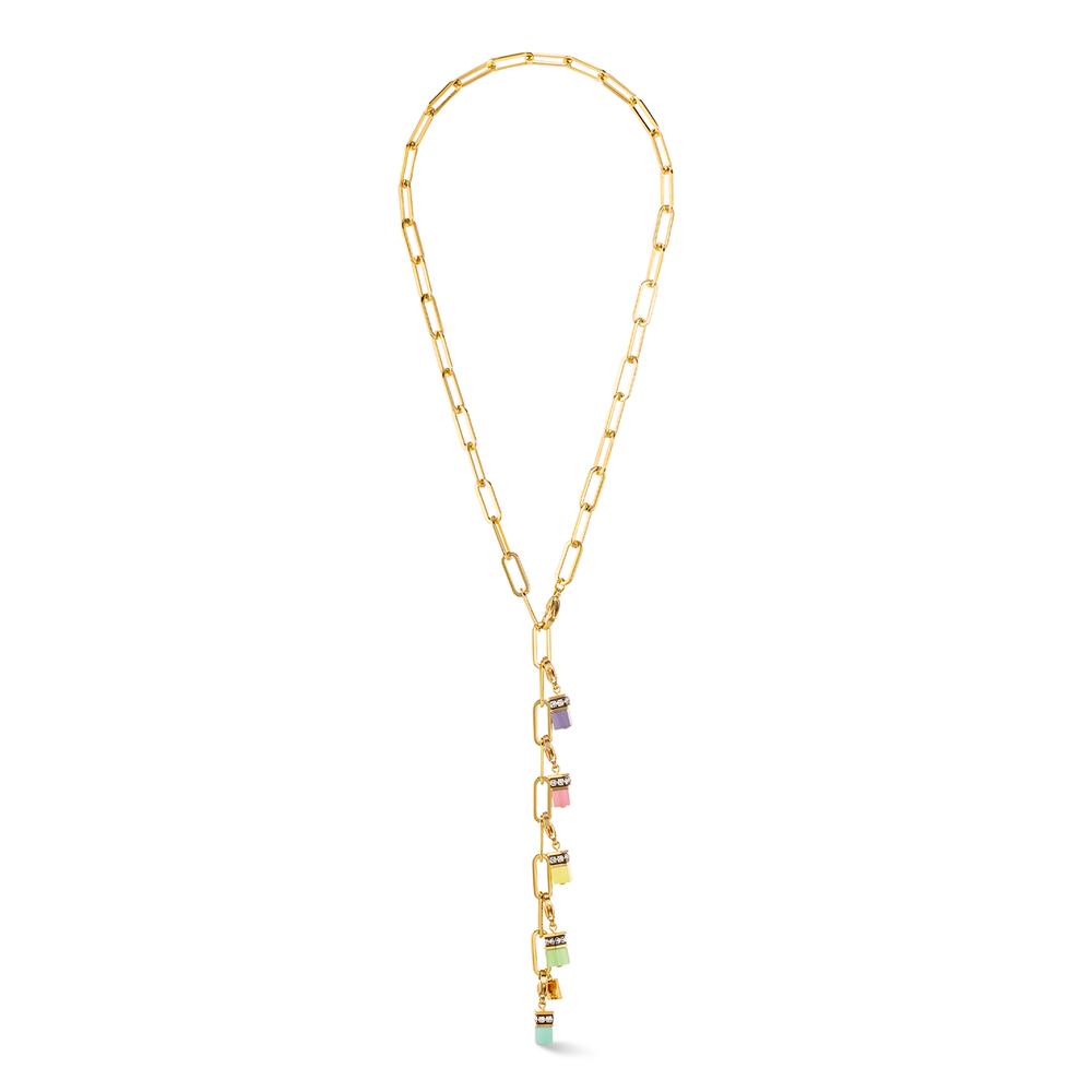 Collier Acier inoxydable jaune PVD 56 cm-602519