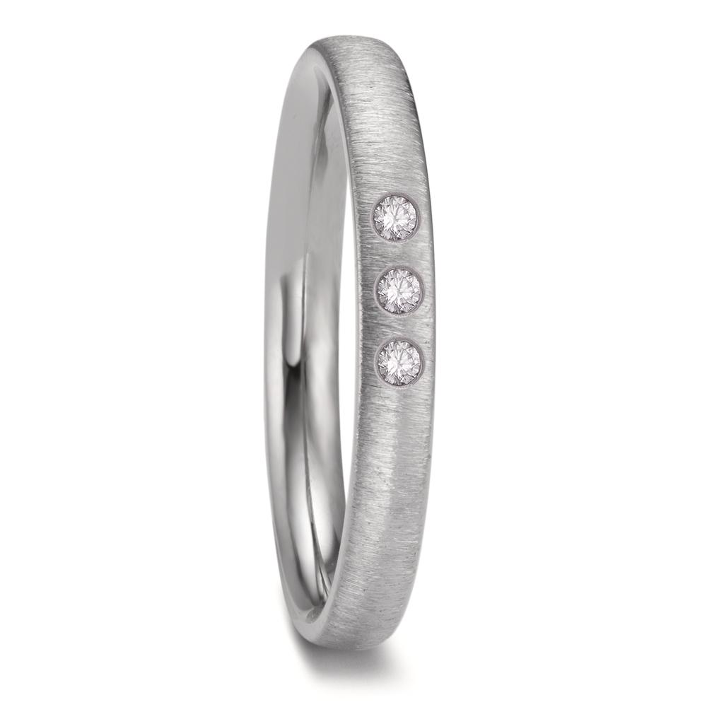 Alliance Zirconium Diamant 0.03 ct, 3 Pierres, w-si-602550