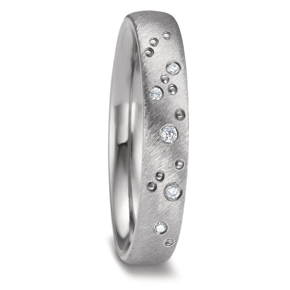Alliance Zirconium Diamant 0.07 ct, 5 Pierres, w-si-602558
